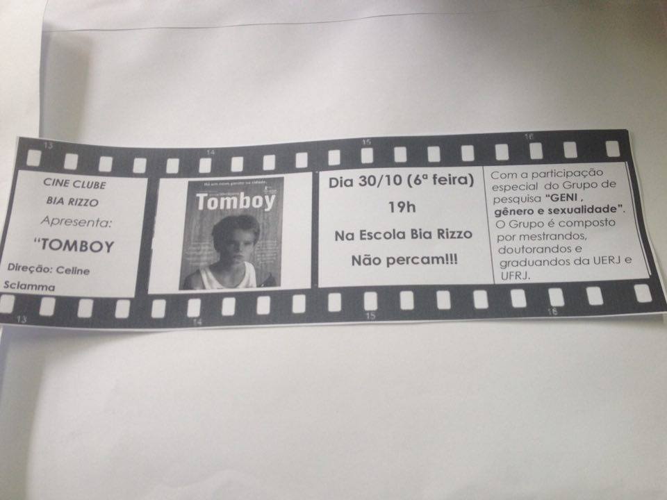 Filipeta Cine Geni na Escola Bia Rizzo